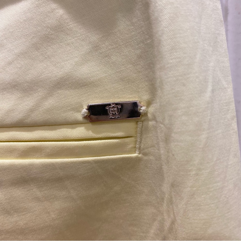 Massimo Dutti Cropped Yellow Pants - Picture 5 of 8